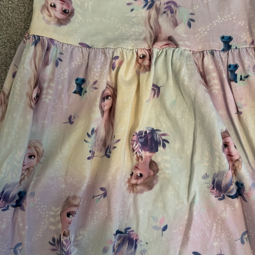 Two Frozen Themed Kids Dress - Size 6X/7 - Picture 6 of 12